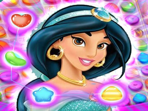 Jasmine Aladdin Match 3 Puzzle - browser game screenshot