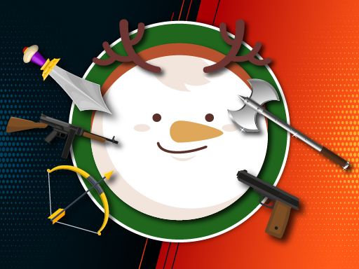 Kick The Snowman Xmas - browser game screenshot