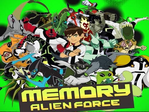 Ben 10 Match 3 Cards Alien Force - browser game screenshot