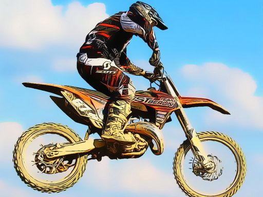 Dirtbike Racing Stunts Dirtbike Racing Stunts - browser game screenshot