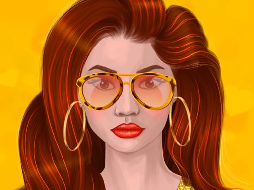 Korean Supermodel Makeup - browser game screenshot
