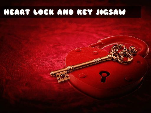 HEART LOCK AND KEY JIGSAW HEART LOCK AND KEY JIGSAW - browser game screenshot