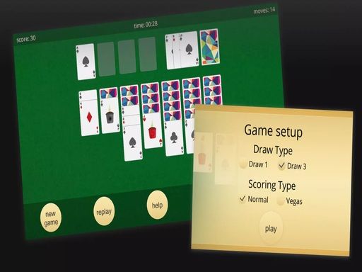 Solitaire GC - browser game screenshot