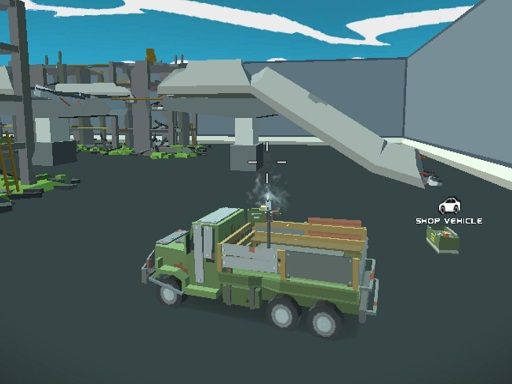 Pixel Vehicle wars Warfare - browser game screenshot