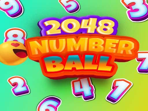 2048 Number Ball - browser game screenshot