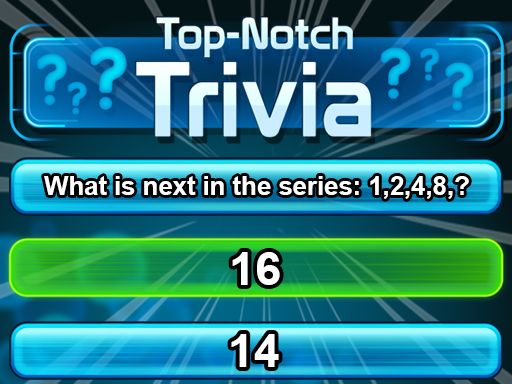 Top Notch Trivia - browser game screenshot