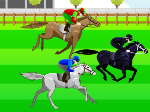 Horse Racing 2D - browser game screenshot