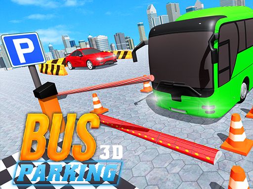 3D Bus Parking - browser game screenshot