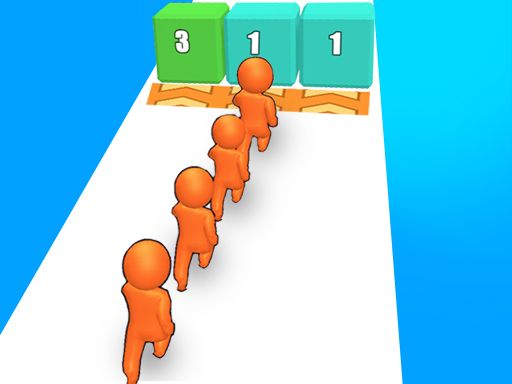 Crowd Stack 3D - browser game screenshot