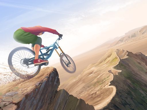 Cycle Extreme - browser game screenshot