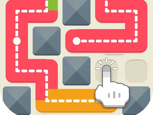 Fill One Line Puzzle game - browser game screenshot