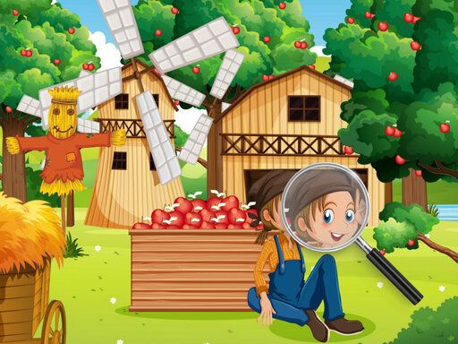 Farm Hidden Objects - browser game screenshot