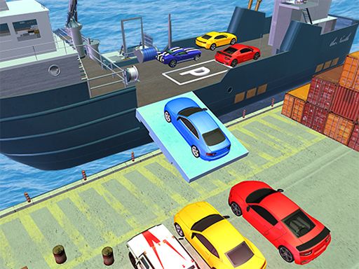Car Transporter Ship Simulator Car Transporter Ship Simulator - browser game screenshot