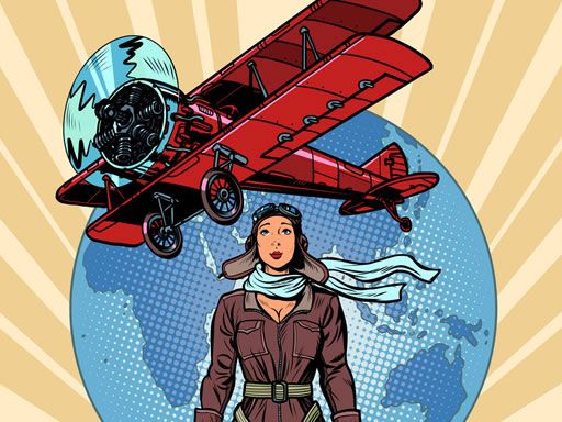 Battle Airplanes Jigsaw - browser game screenshot