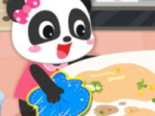 Baby Panda Cleanup Life - browser game screenshot
