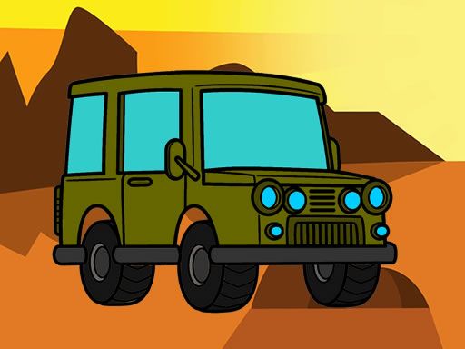 Offroad Coloring Book - browser game screenshot