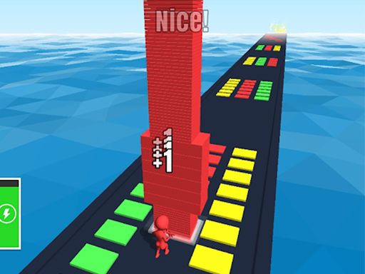 Stack Tower Colors Run - browser game screenshot