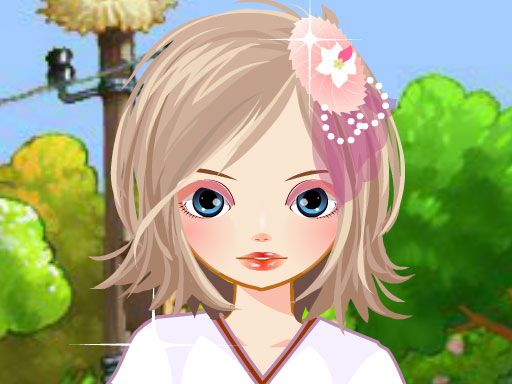 Sweet Girl Mia Dress Up - browser game screenshot