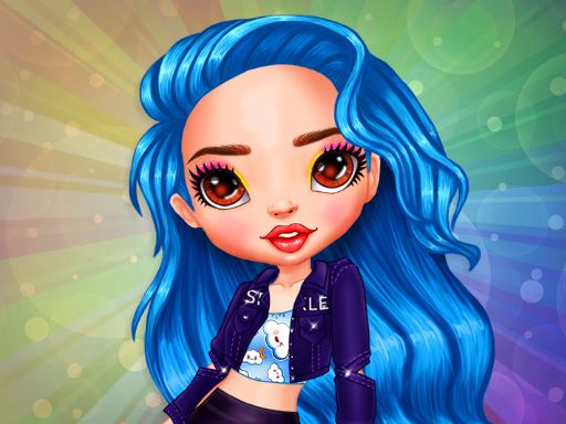 Rainbow Insta Girls - browser game screenshot