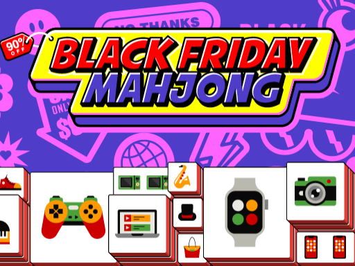 Black Friday Mahjong - browser game screenshot