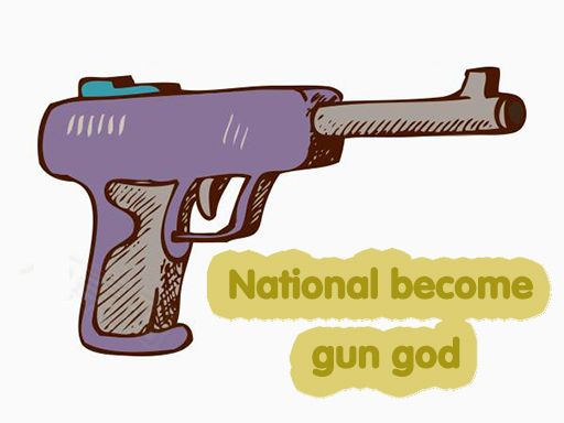 National become gun god - browser game screenshot