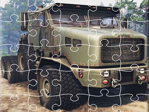 Offroad Trucks Jigsaw - browser game screenshot