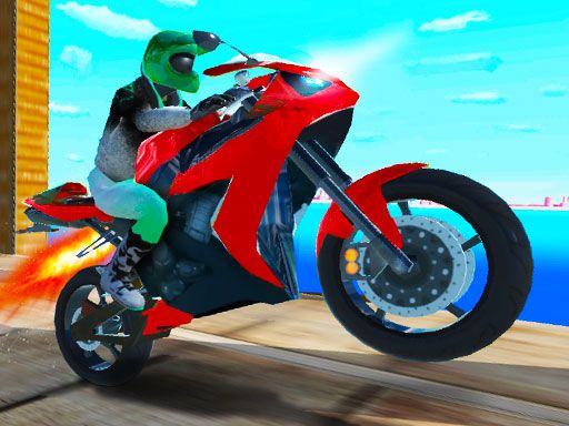 Port Bike Stunt - browser game screenshot