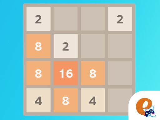 2048 Master - browser game screenshot
