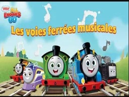 chou chou les voies ferrées musicales - browser game screenshot