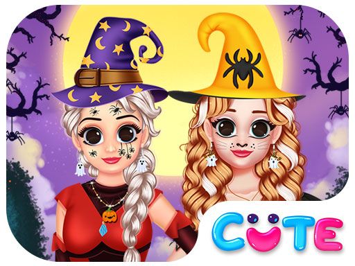 Princess Hello Halloween - browser game screenshot
