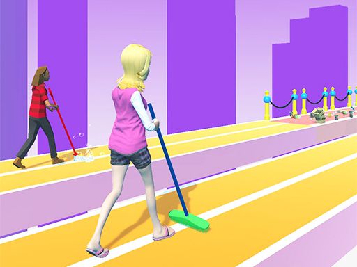 Cleaner Run - browser game screenshot