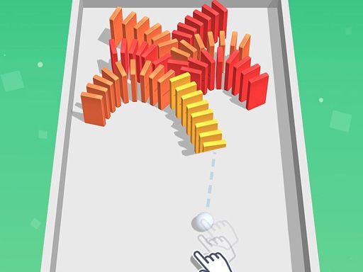 Domino Smash 3D Domino Smash 3D - browser game screenshot