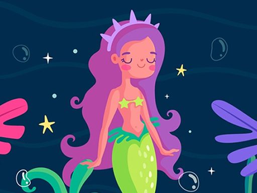 Mermaids Puzzle - browser game screenshot