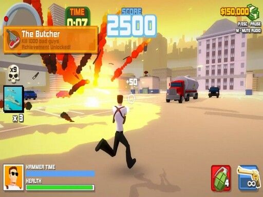 Hammer 2 - browser game screenshot