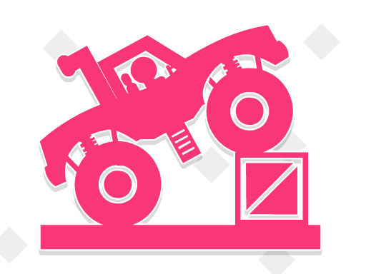 Hard Truck - browser game screenshot