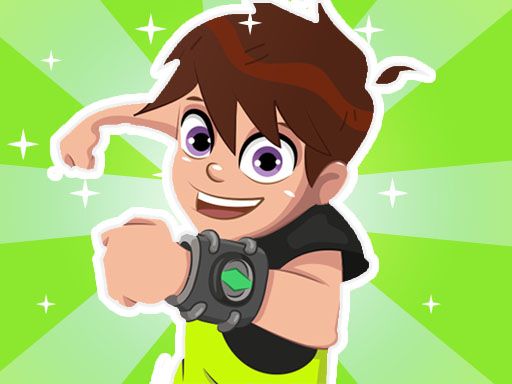 Ben 10 Hill Car Racing Alien Boy - browser game screenshot