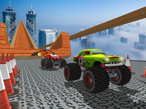 Monster Truck Ramp - browser game screenshot