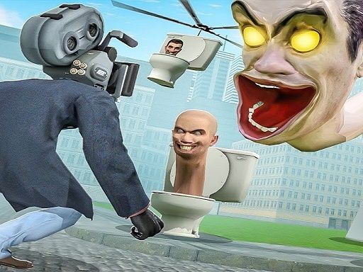 Skibidi Toilet TopDown Survival - browser game screenshot