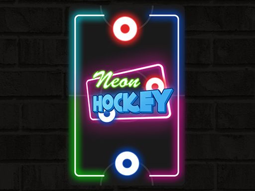 Neon Hockey - browser game screenshot