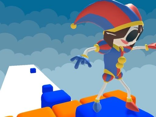 Digital Circus Tower Runner - browser game screenshot