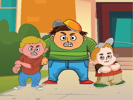 Bully kids clicker - browser game screenshot
