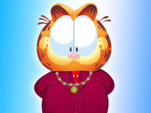 Garfield Dress Up - browser game screenshot