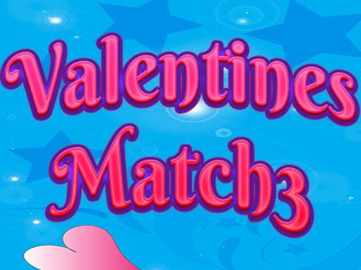 Valentines Match 3 - browser game screenshot