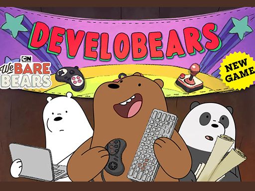 Develobears - We Bare Bears - browser game screenshot
