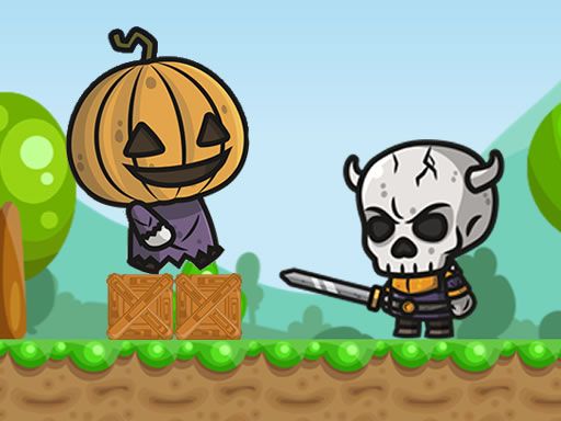 Running Pumpkin - browser game screenshot