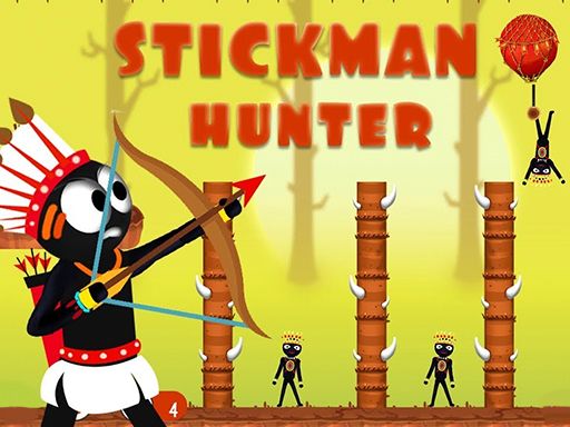 Stickman Hunter - browser game screenshot