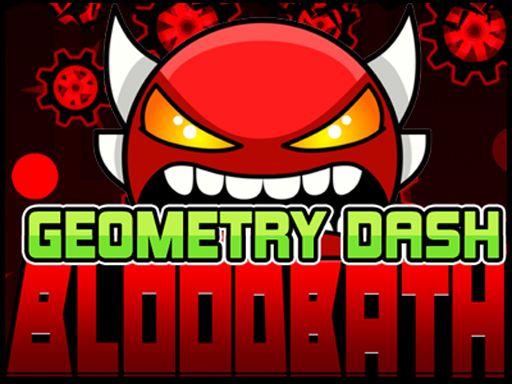 Geometry Dash Bloodbath - browser game screenshot