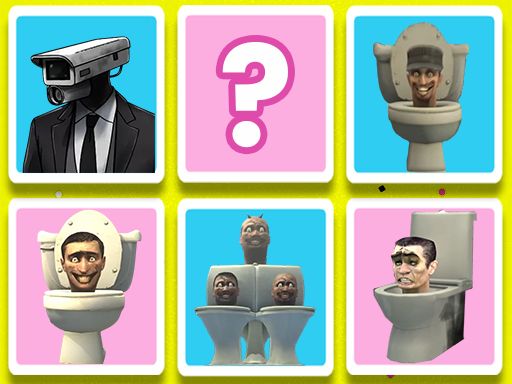 Skibidi Toilet Match Up 2 - browser game screenshot