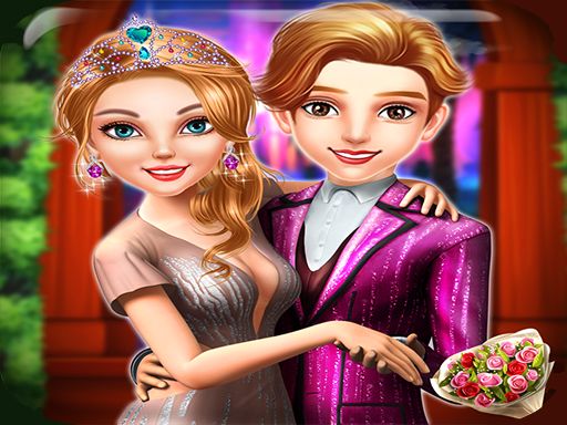 Prom Queen Dress Up Halloween - browser game screenshot