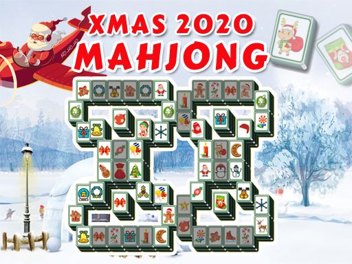 Christmas 2020 Mahjong Deluxe - browser game screenshot
